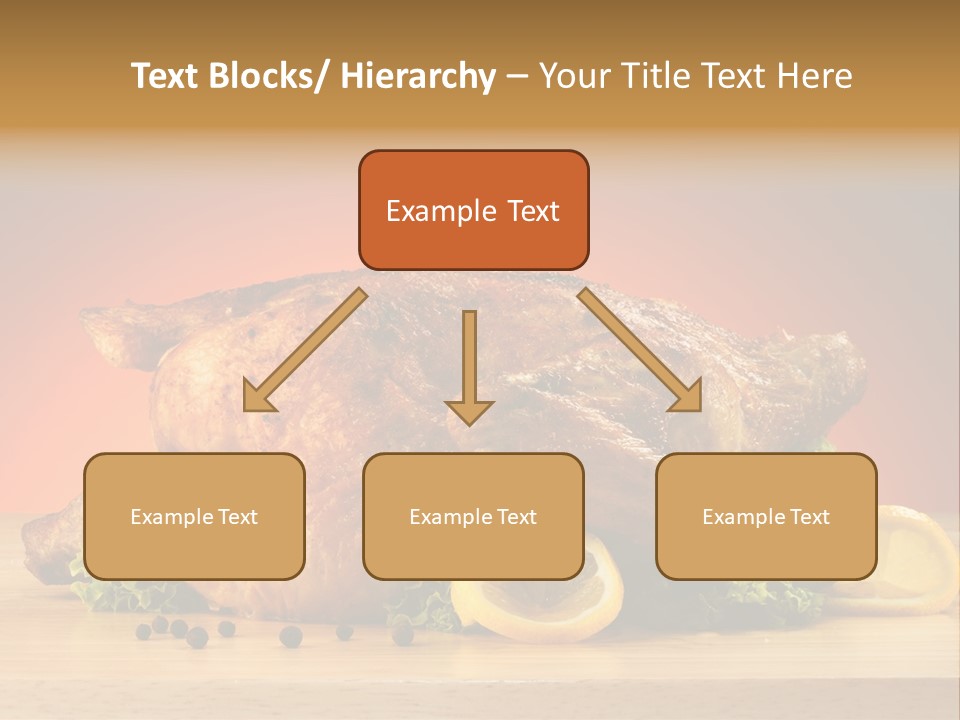 Drumstick Garnish Roast PowerPoint Template