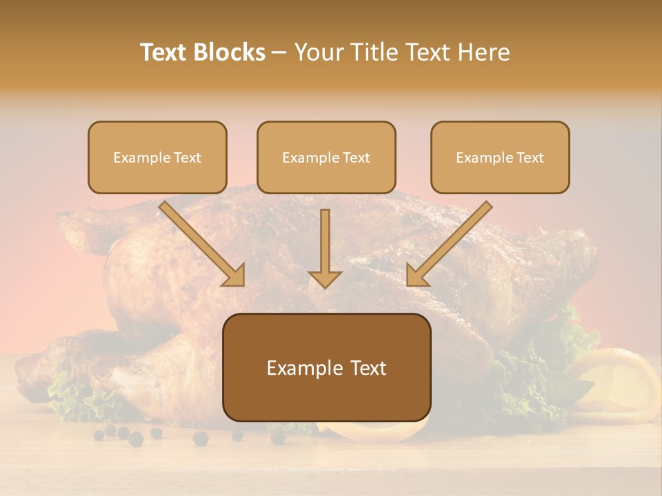 Drumstick Garnish Roast PowerPoint Template