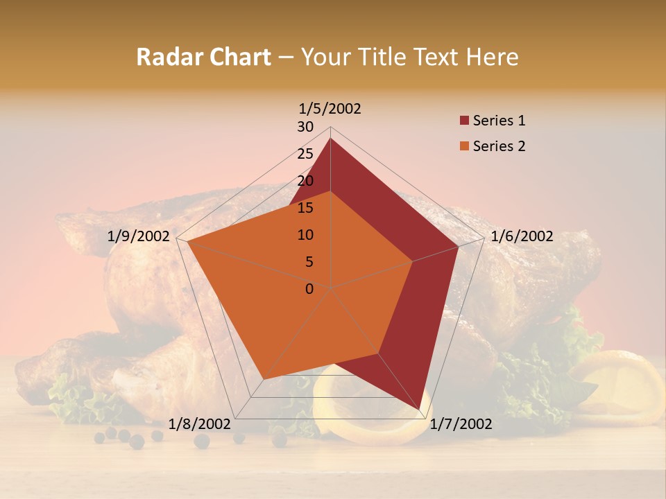 Drumstick Garnish Roast PowerPoint Template