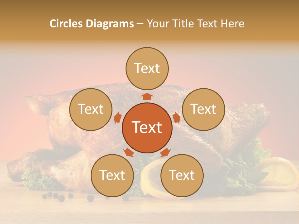 Drumstick Garnish Roast PowerPoint Template