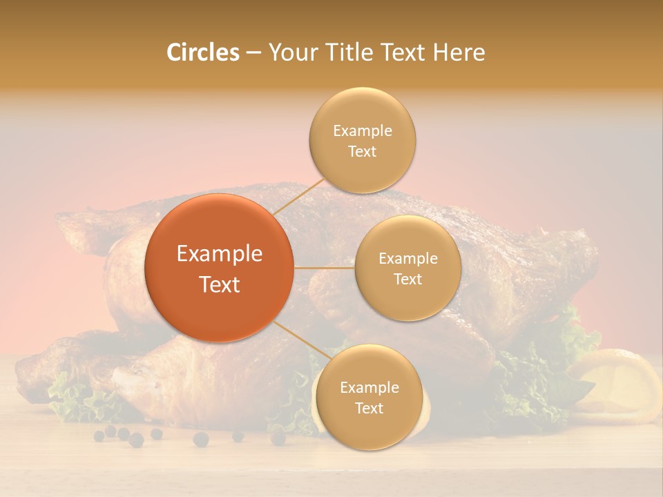 Drumstick Garnish Roast PowerPoint Template