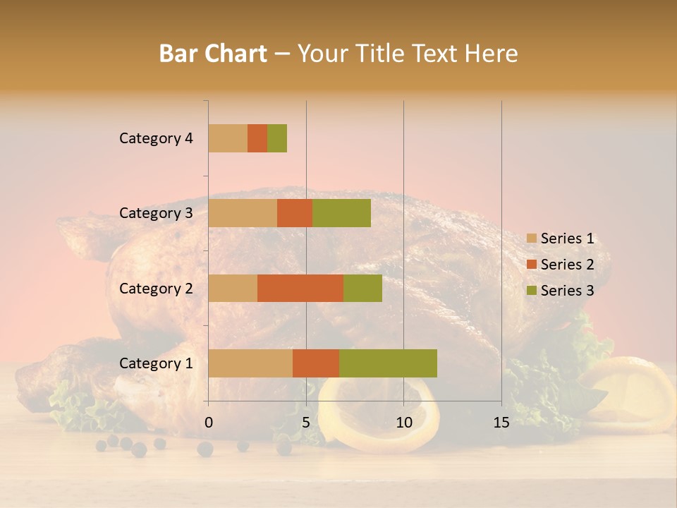 Drumstick Garnish Roast PowerPoint Template