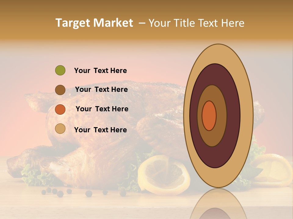 Drumstick Garnish Roast PowerPoint Template