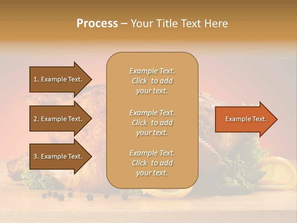 Drumstick Garnish Roast PowerPoint Template