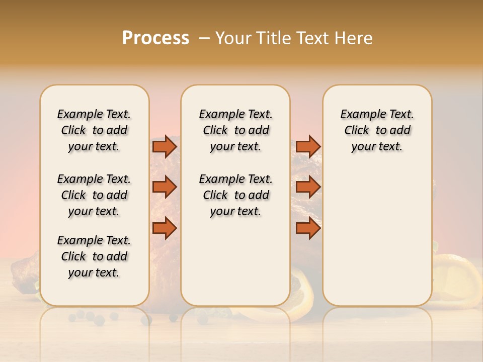Drumstick Garnish Roast PowerPoint Template