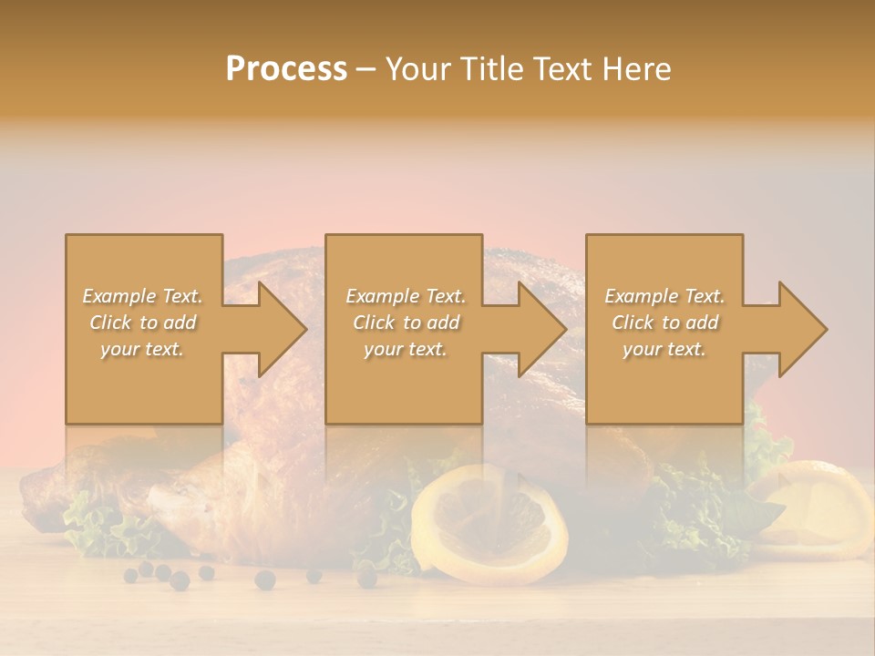 Drumstick Garnish Roast PowerPoint Template