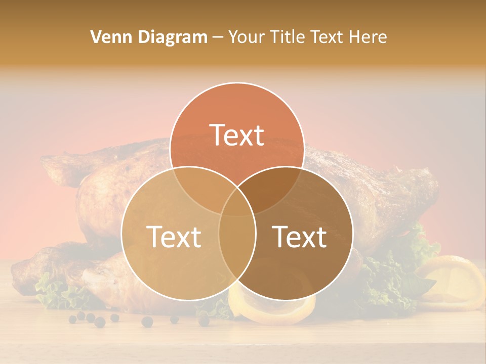 Drumstick Garnish Roast PowerPoint Template