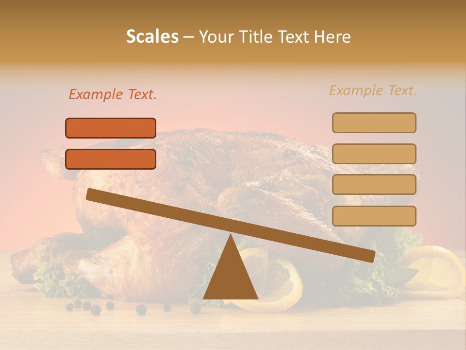 Drumstick Garnish Roast PowerPoint Template