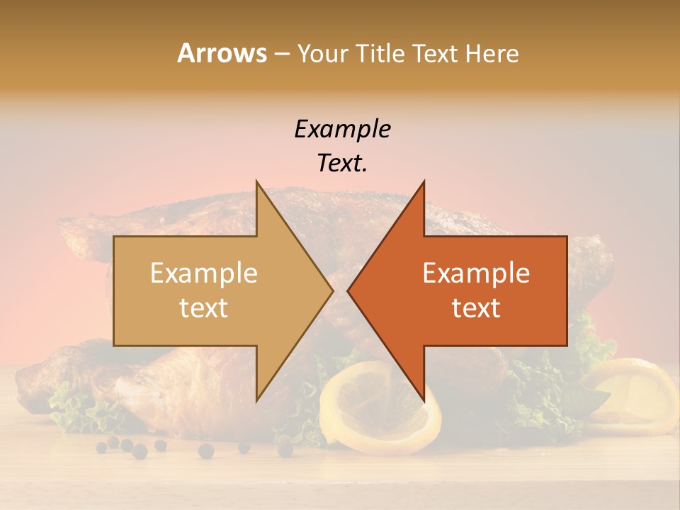 Drumstick Garnish Roast PowerPoint Template