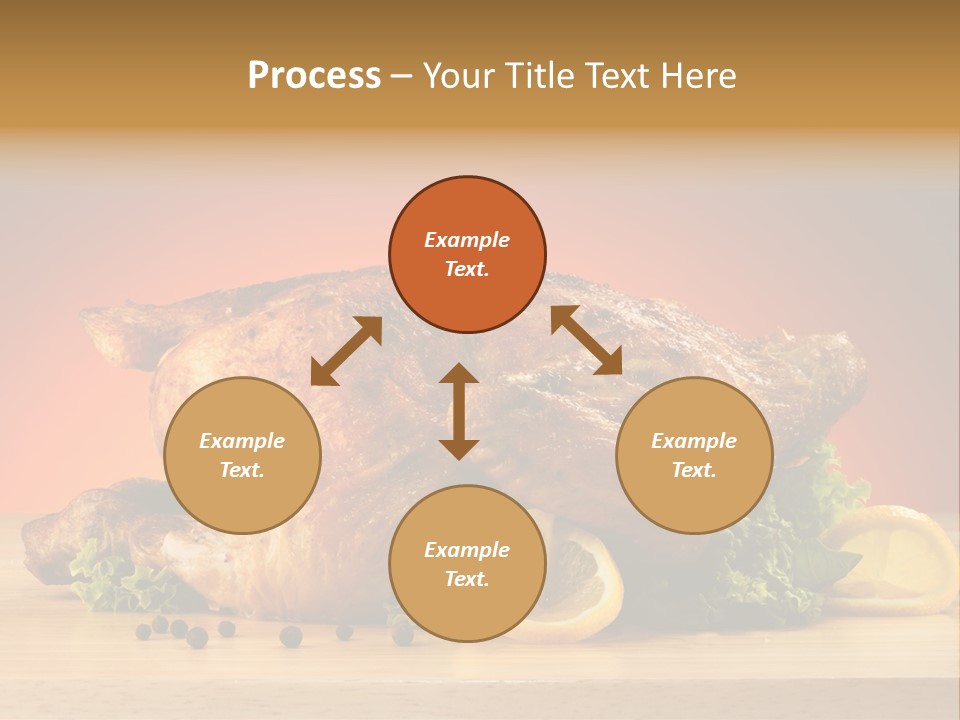 Drumstick Garnish Roast PowerPoint Template