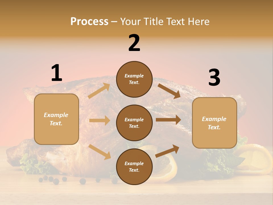 Drumstick Garnish Roast PowerPoint Template