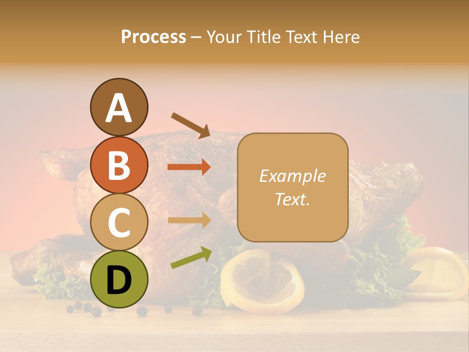 Drumstick Garnish Roast PowerPoint Template