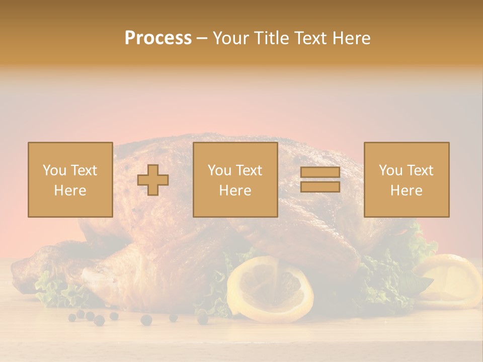 Drumstick Garnish Roast PowerPoint Template
