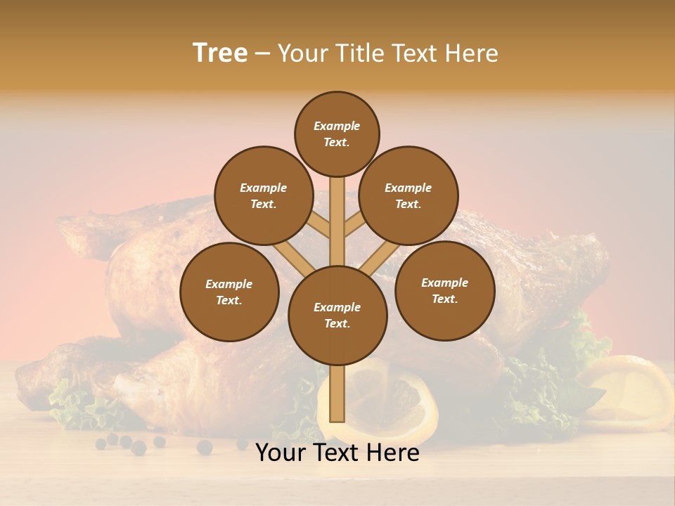 Drumstick Garnish Roast PowerPoint Template