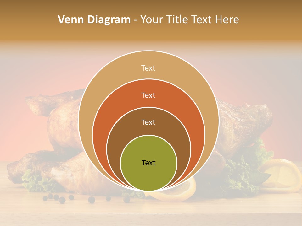 Drumstick Garnish Roast PowerPoint Template
