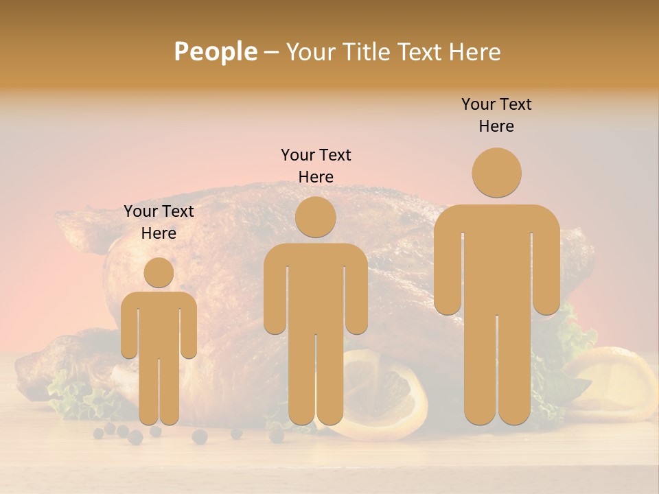 Drumstick Garnish Roast PowerPoint Template