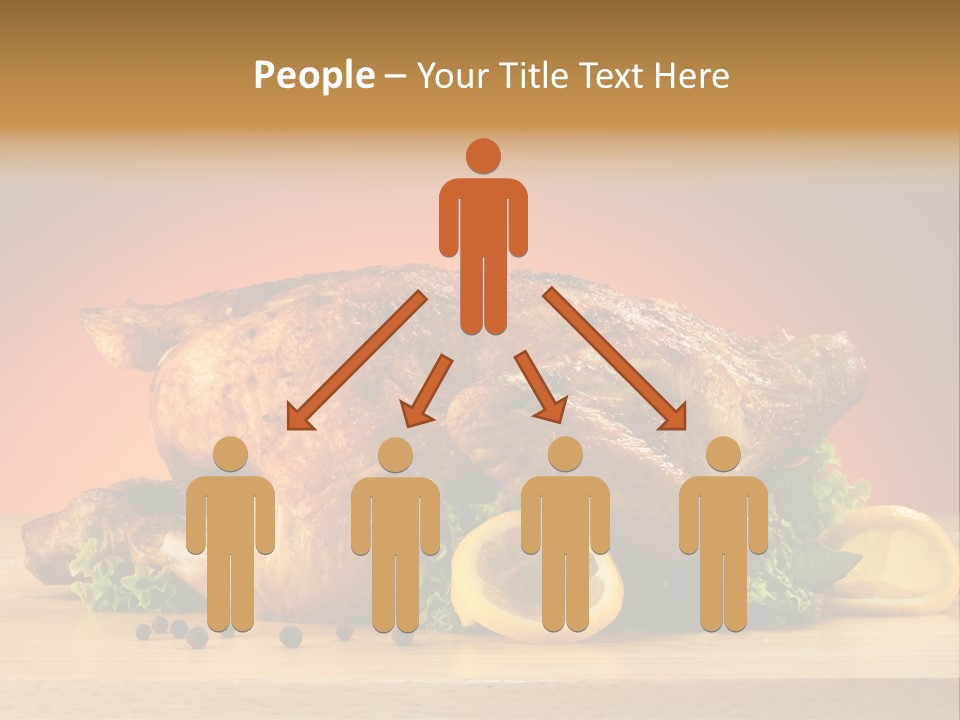 Drumstick Garnish Roast PowerPoint Template