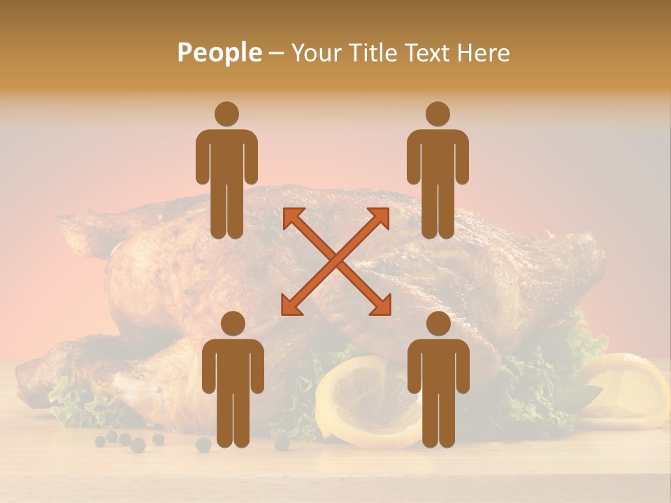 Drumstick Garnish Roast PowerPoint Template