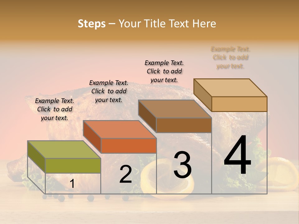 Drumstick Garnish Roast PowerPoint Template