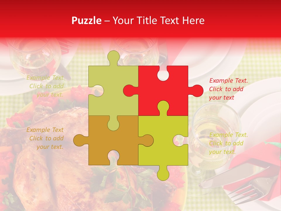 Tradition Poultry Meal PowerPoint Template
