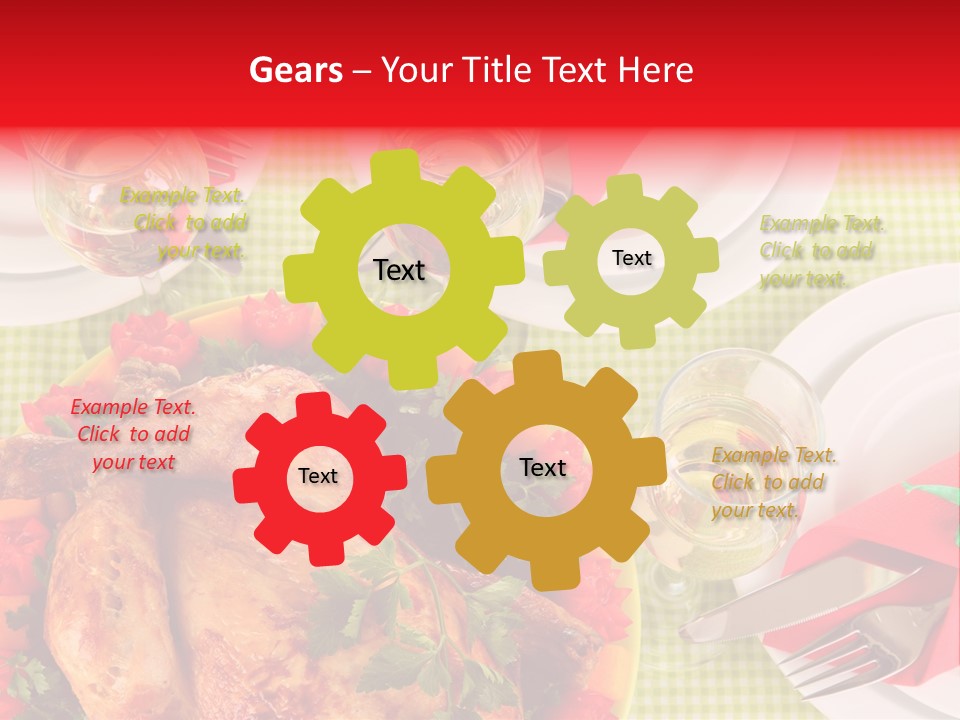 Tradition Poultry Meal PowerPoint Template