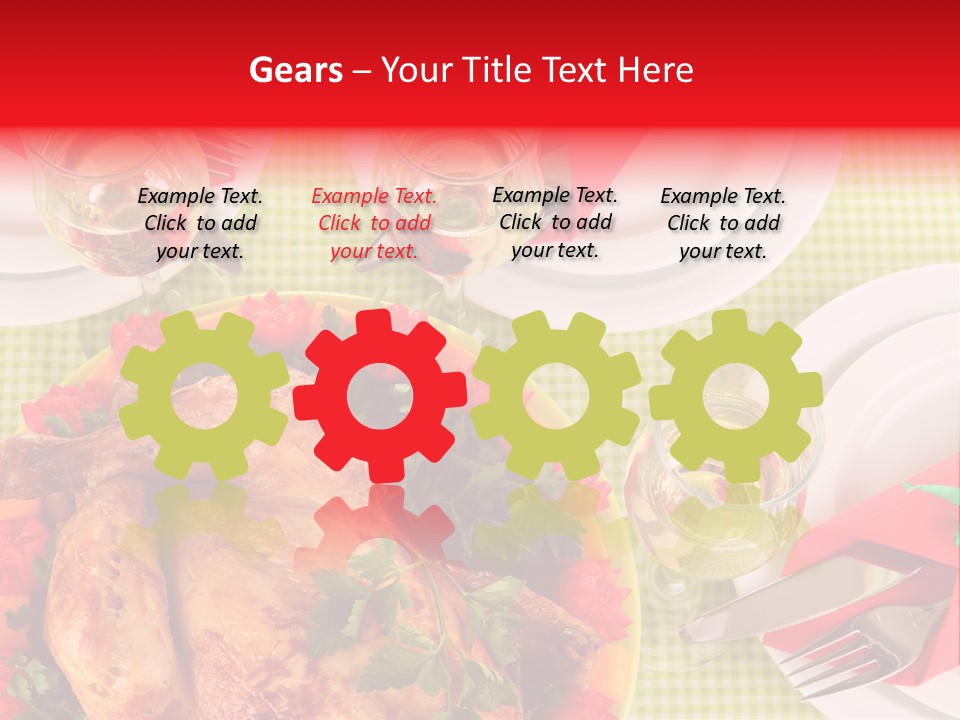 Tradition Poultry Meal PowerPoint Template