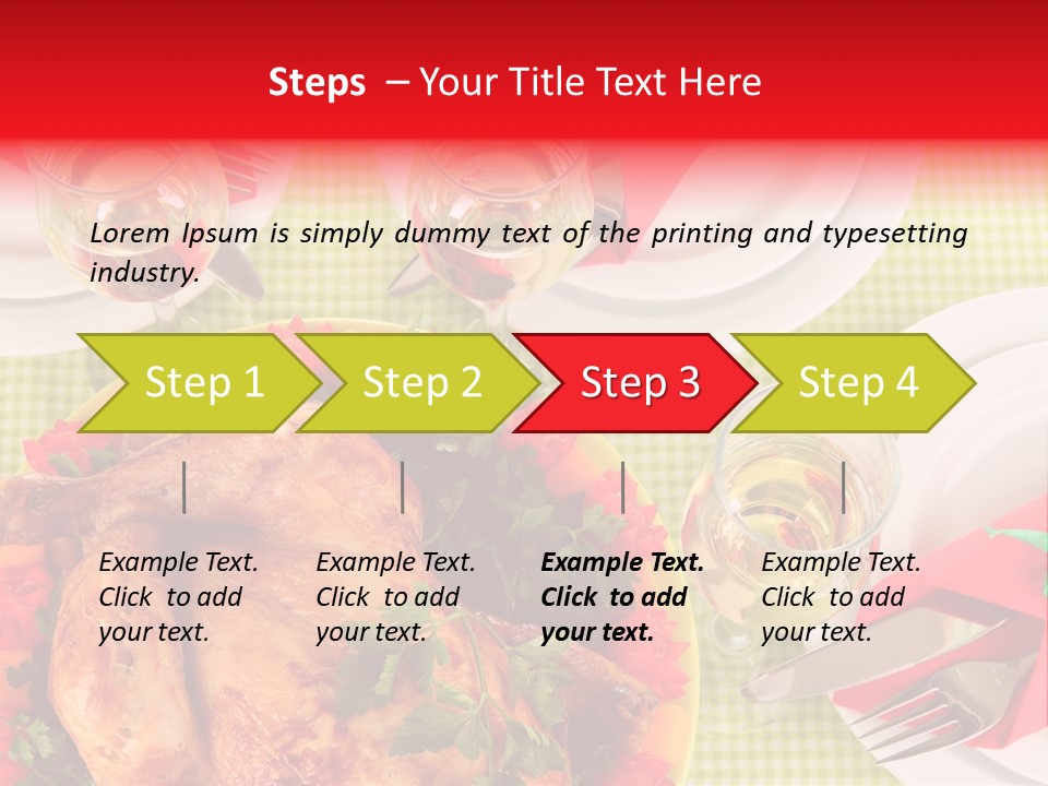 Tradition Poultry Meal PowerPoint Template