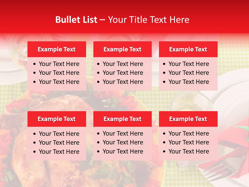 Tradition Poultry Meal PowerPoint Template