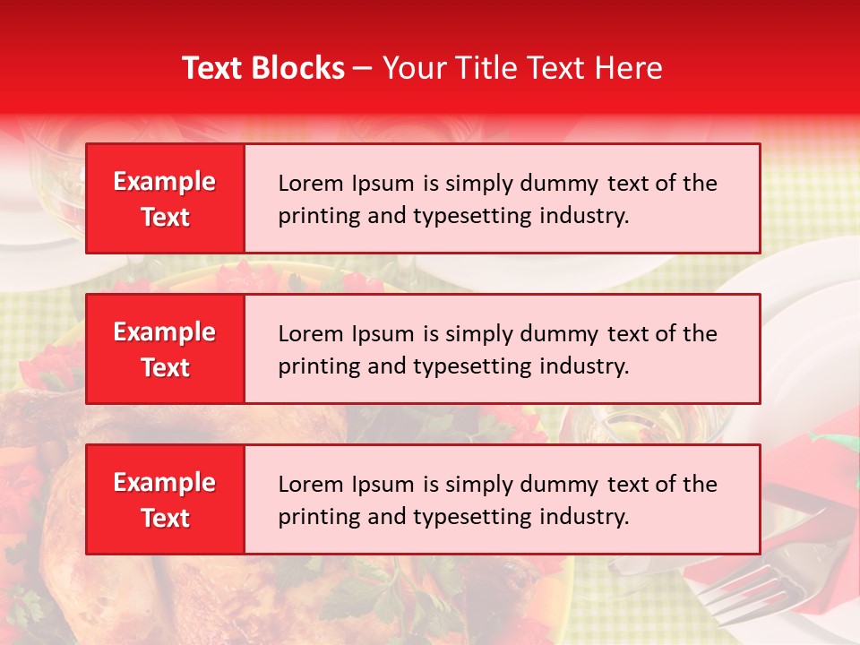 Tradition Poultry Meal PowerPoint Template