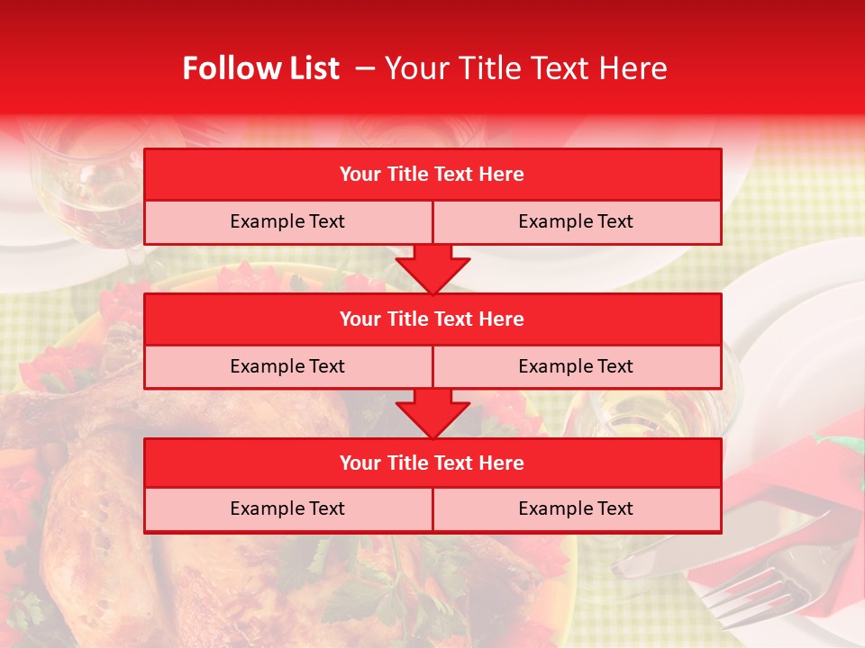 Tradition Poultry Meal PowerPoint Template