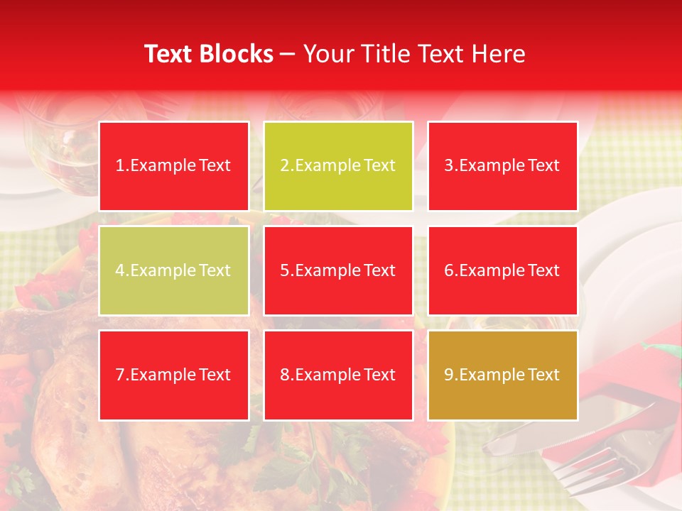 Tradition Poultry Meal PowerPoint Template