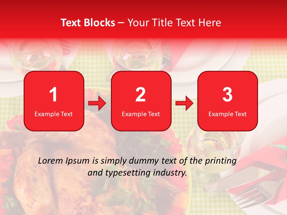 Tradition Poultry Meal PowerPoint Template