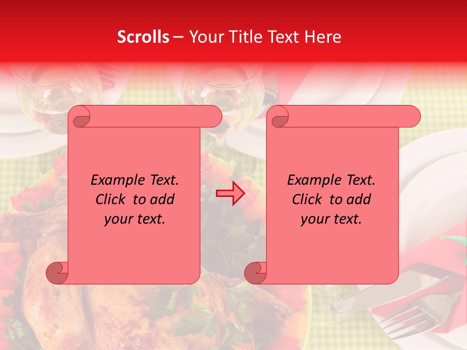 Tradition Poultry Meal PowerPoint Template