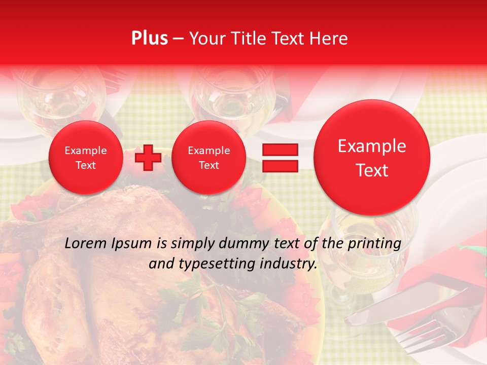 Tradition Poultry Meal PowerPoint Template
