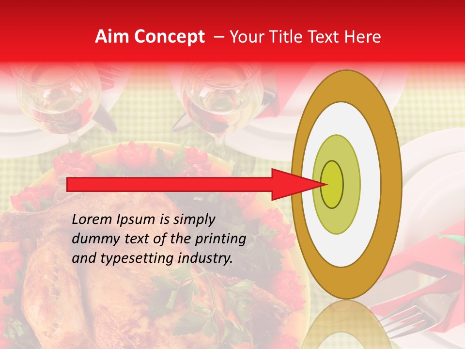 Tradition Poultry Meal PowerPoint Template