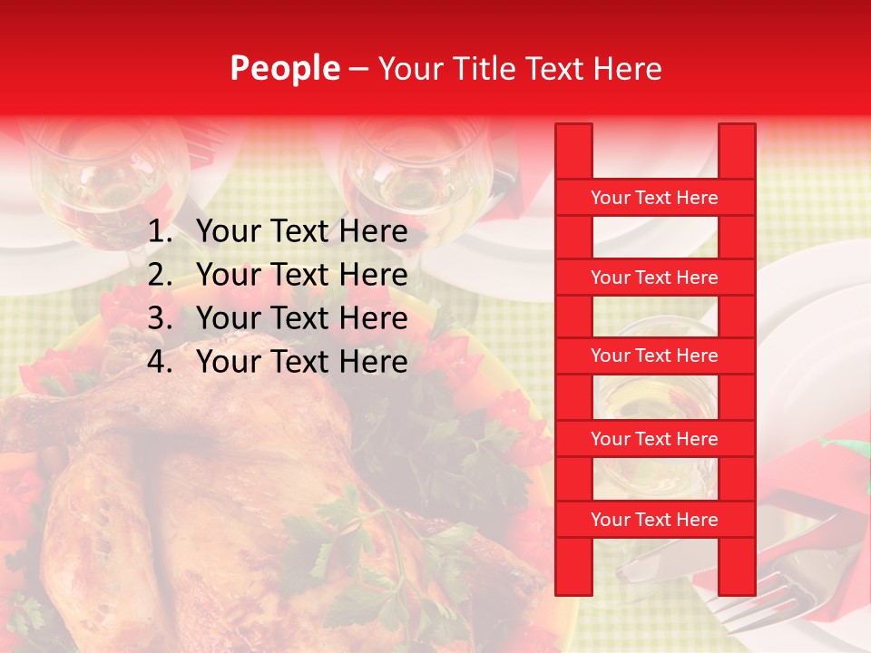 Tradition Poultry Meal PowerPoint Template