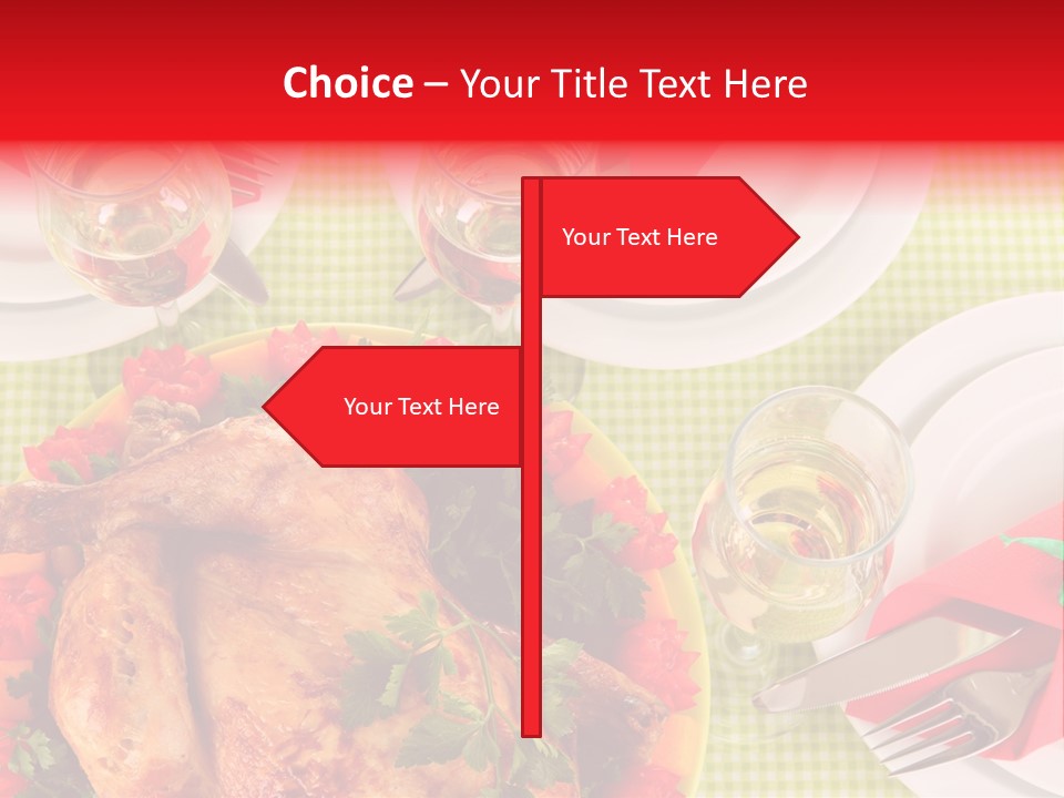 Tradition Poultry Meal PowerPoint Template