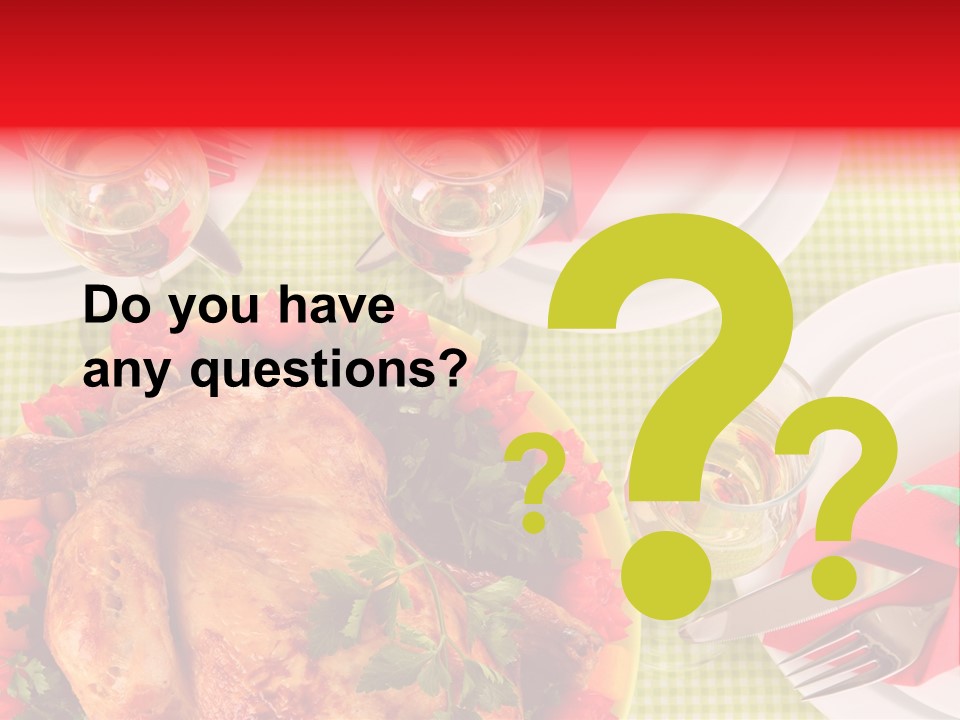 Tradition Poultry Meal PowerPoint Template