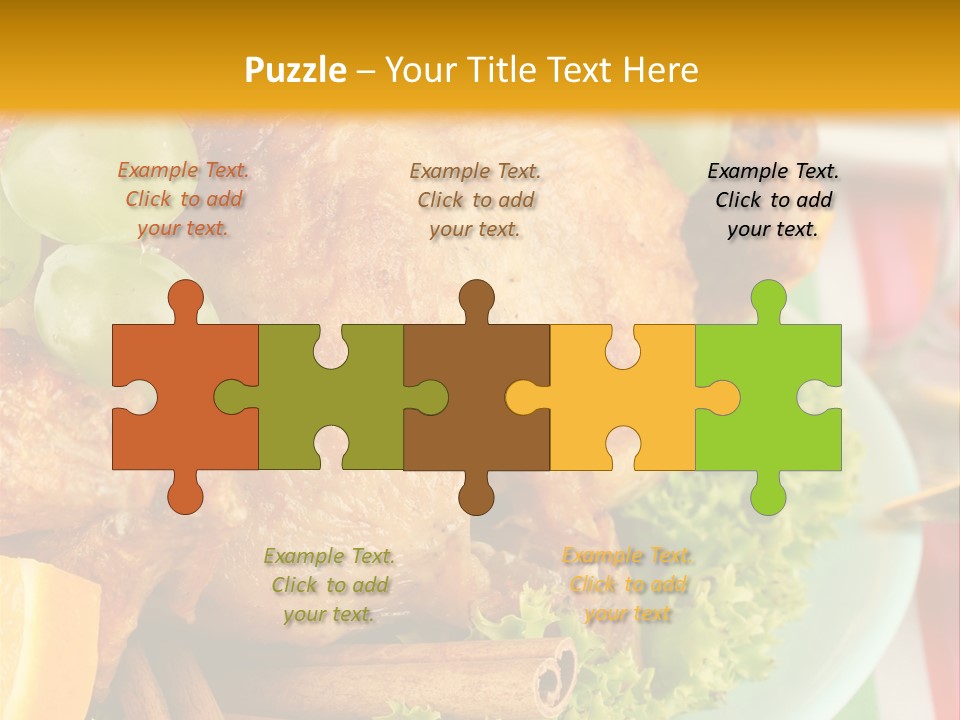 Banquet Thanksgiving Champagne PowerPoint Template