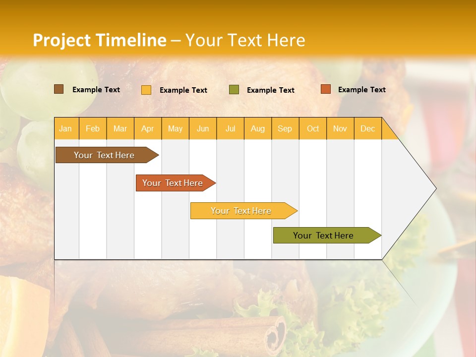 Banquet Thanksgiving Champagne PowerPoint Template