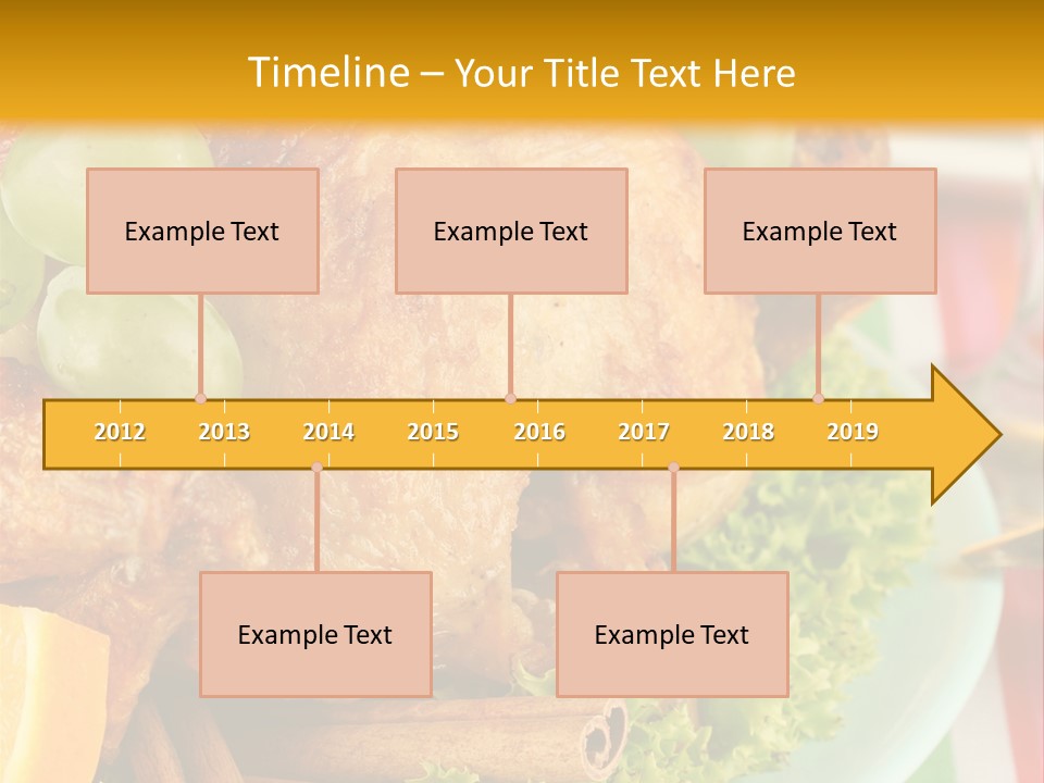 Banquet Thanksgiving Champagne PowerPoint Template