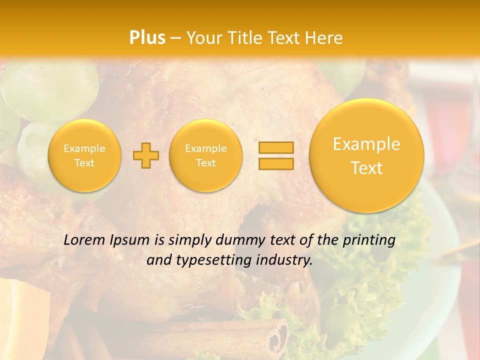 Banquet Thanksgiving Champagne PowerPoint Template