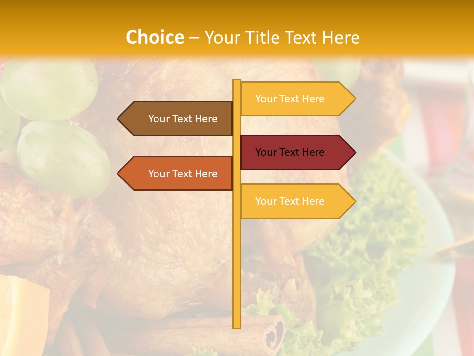 Banquet Thanksgiving Champagne PowerPoint Template
