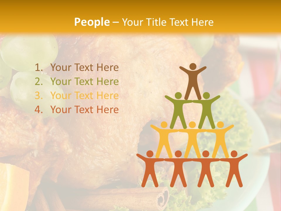 Banquet Thanksgiving Champagne PowerPoint Template