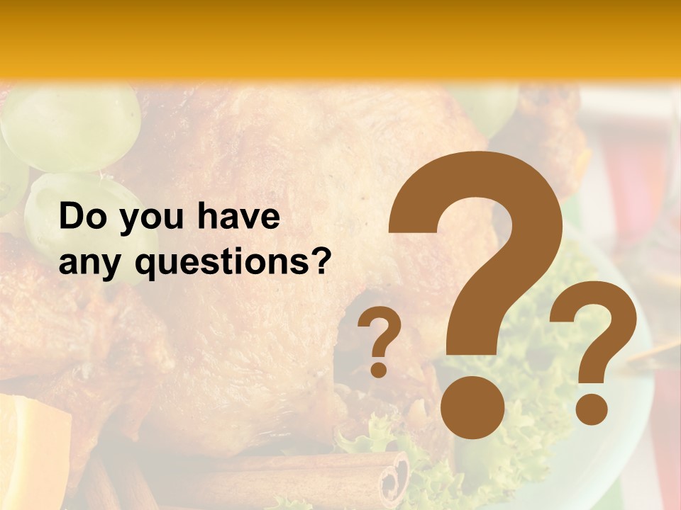 Banquet Thanksgiving Champagne PowerPoint Template