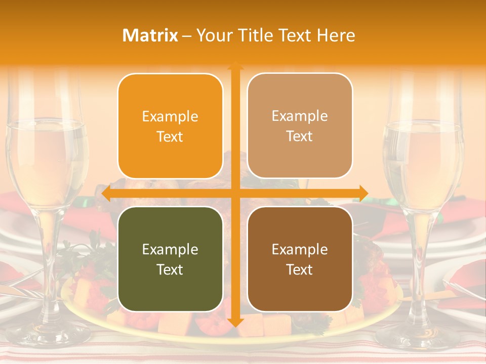 Barbecue Thanksgiving Roast PowerPoint Template