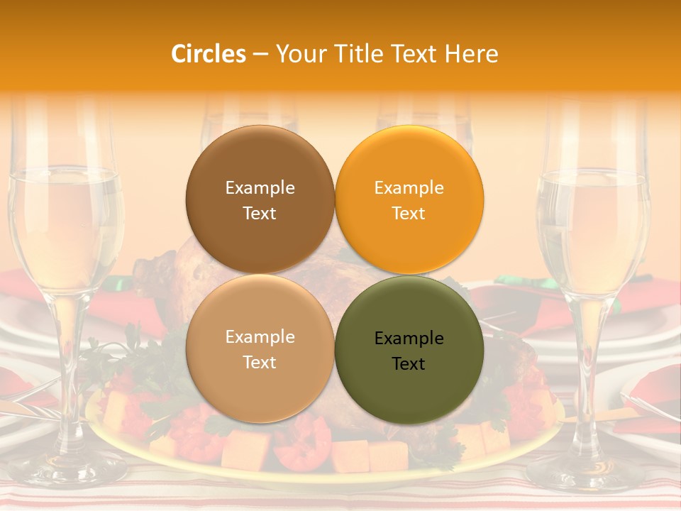 Barbecue Thanksgiving Roast PowerPoint Template