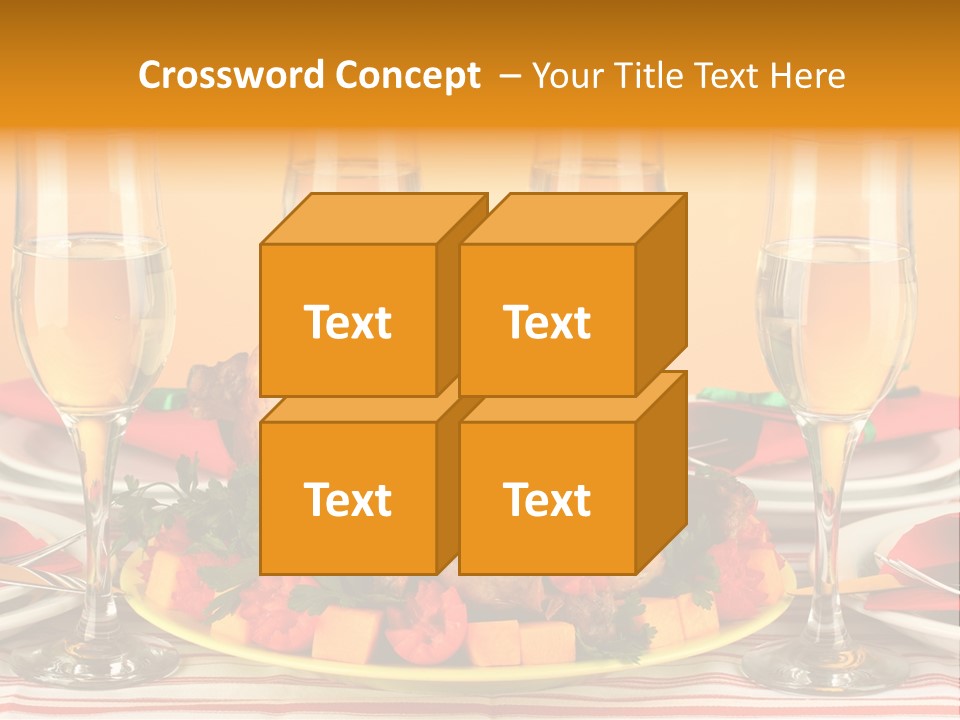 Barbecue Thanksgiving Roast PowerPoint Template