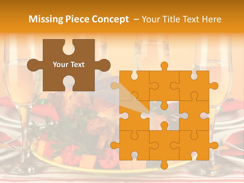 Barbecue Thanksgiving Roast PowerPoint Template