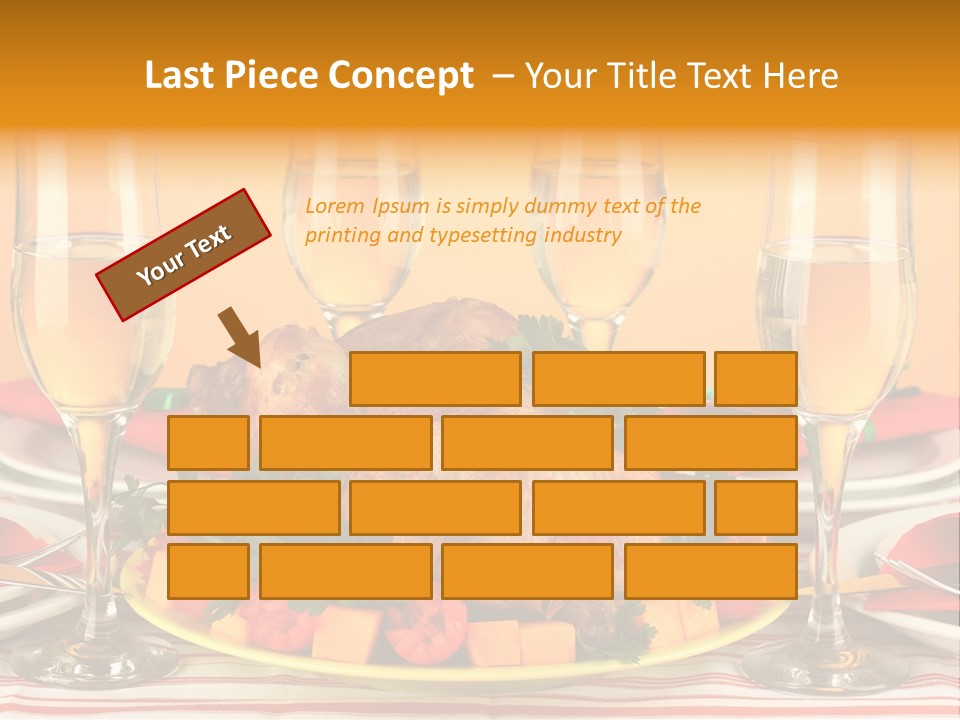 Barbecue Thanksgiving Roast PowerPoint Template
